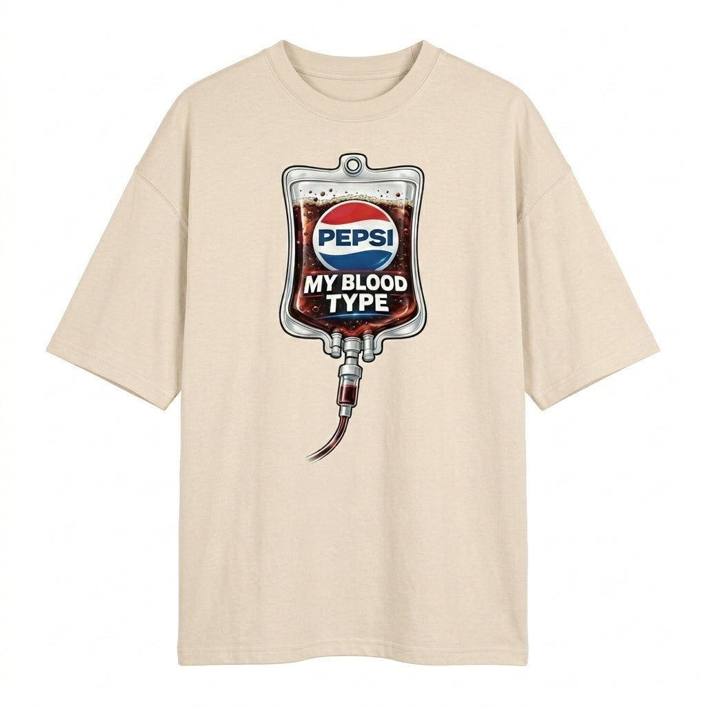 Pepsi Blood Oversize Tişört