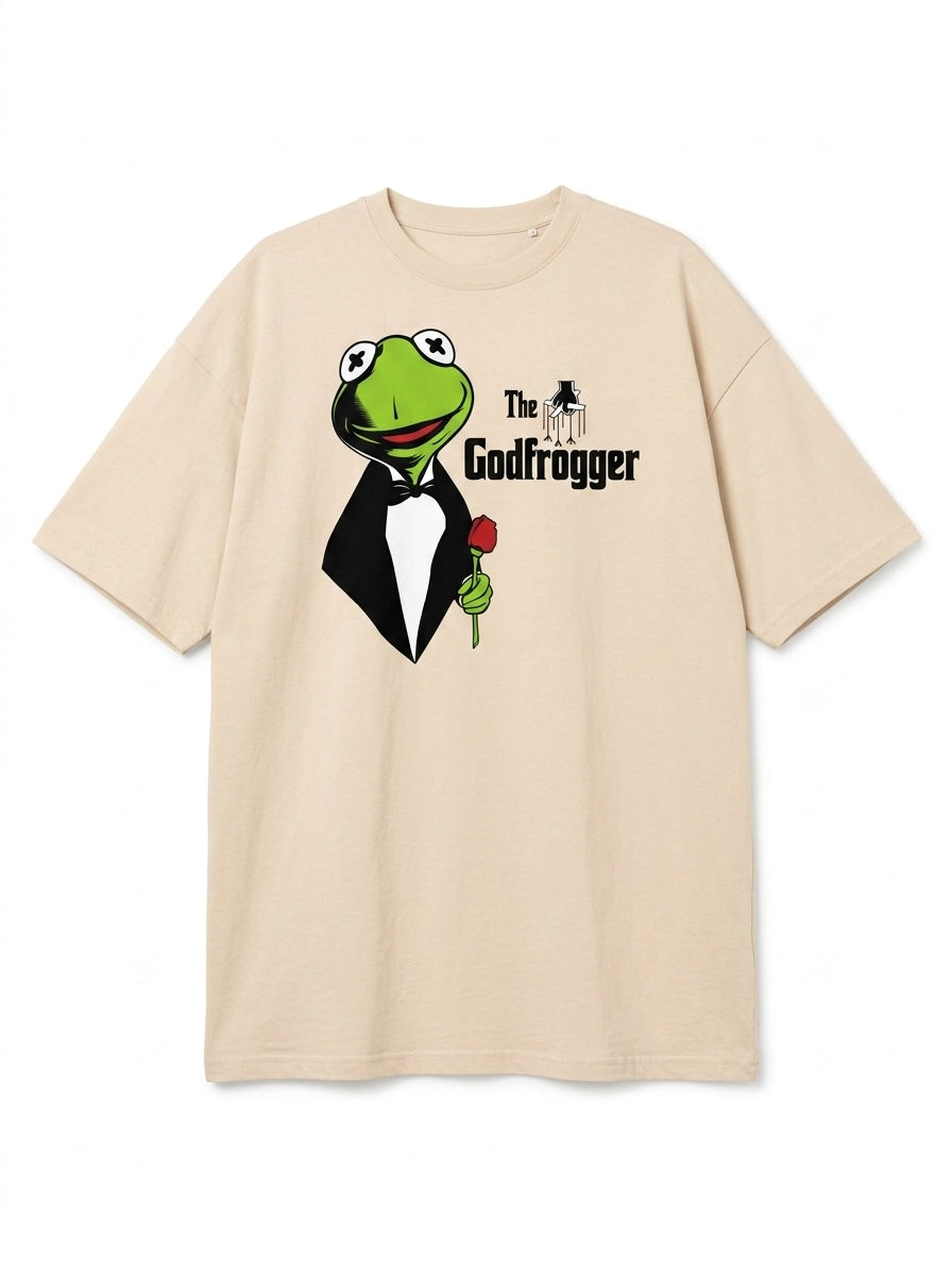 The Godfrogger Oversize Tişört