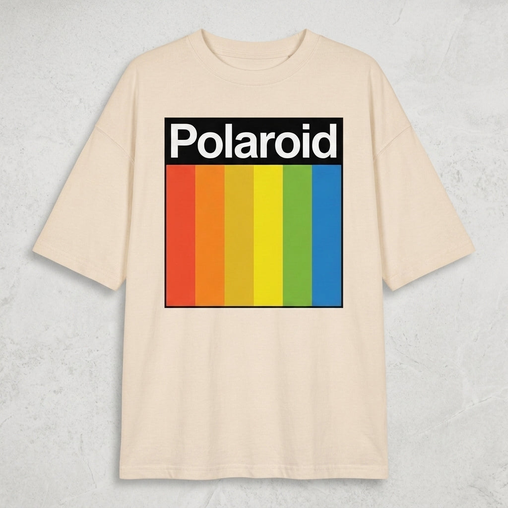 Polaroid Oversize Tişört