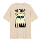 No Prob-llama Oversize Tişört