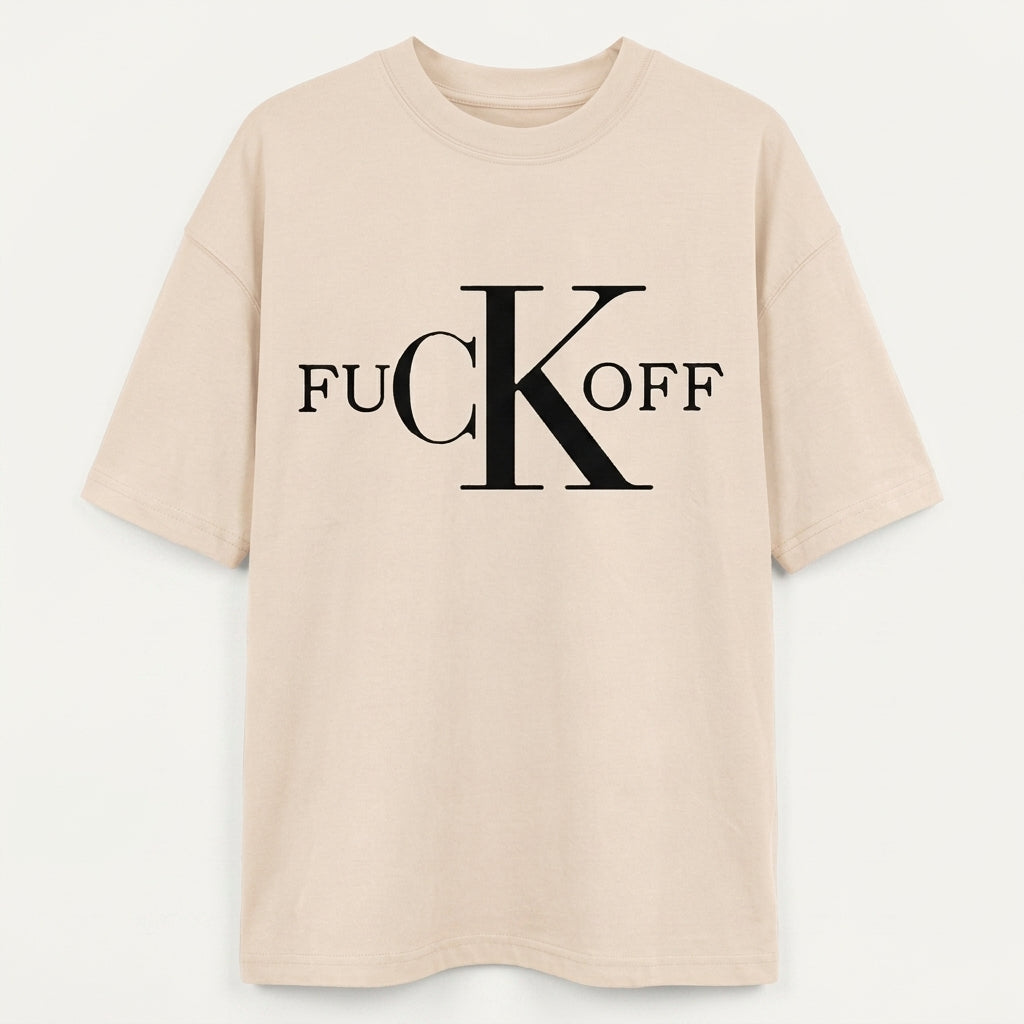 F Off Oversize Tişört