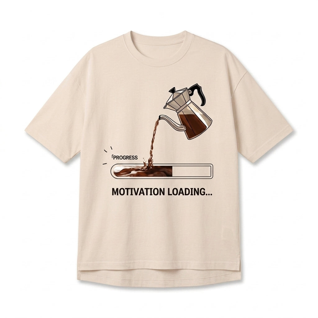 Motivation Loading Oversize Tişört