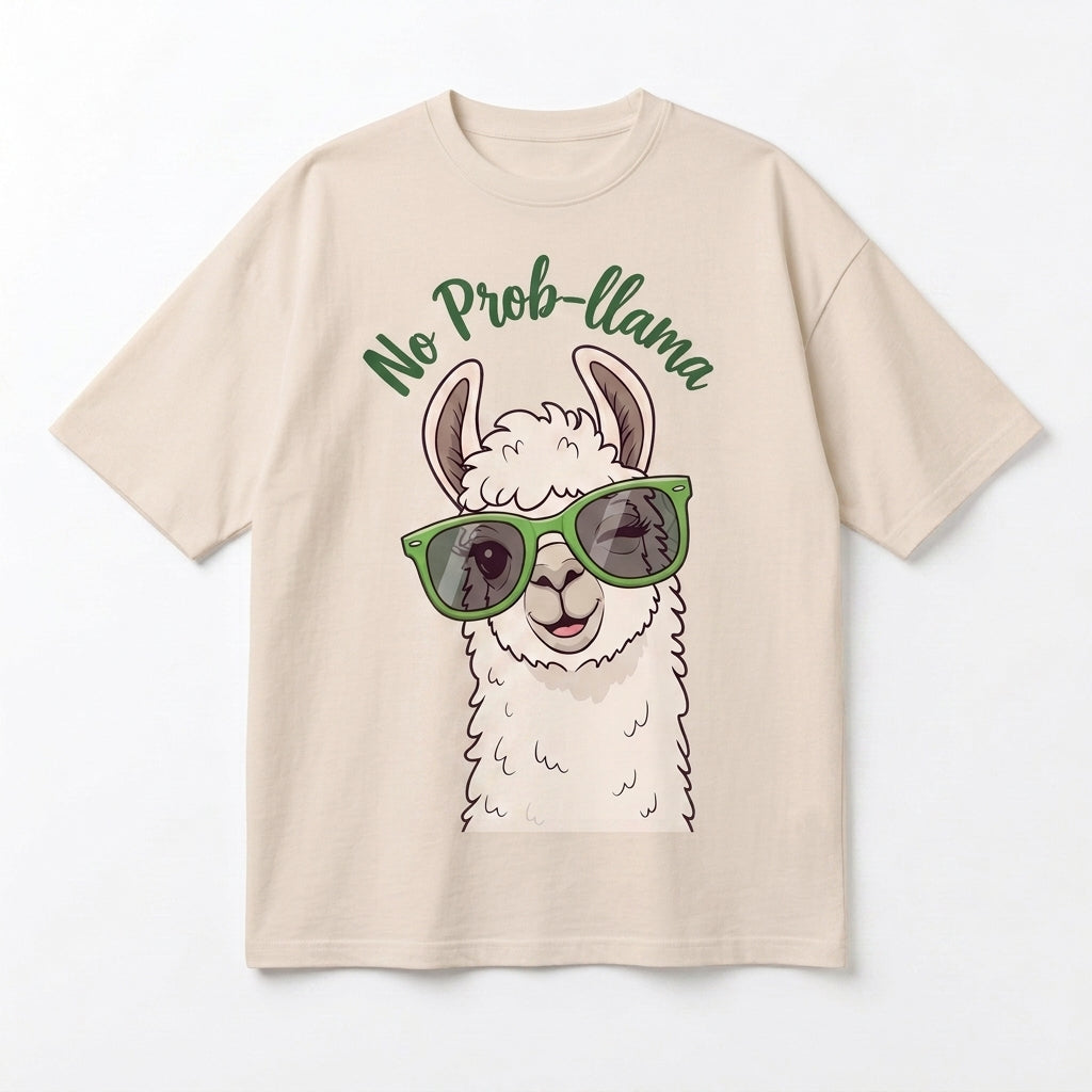 No Probllama Oversize Tişört