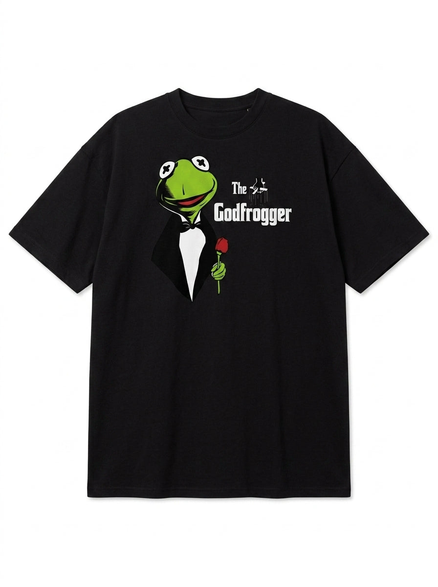 The Godfrogger Oversize Tişört