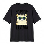 No Prob-llama Oversize Tişört