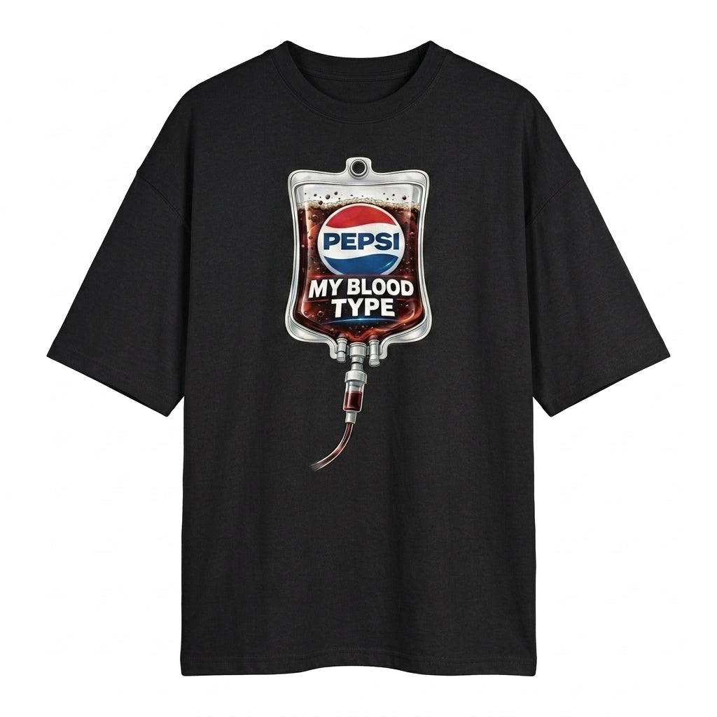 Pepsi Blood Oversize Tişört