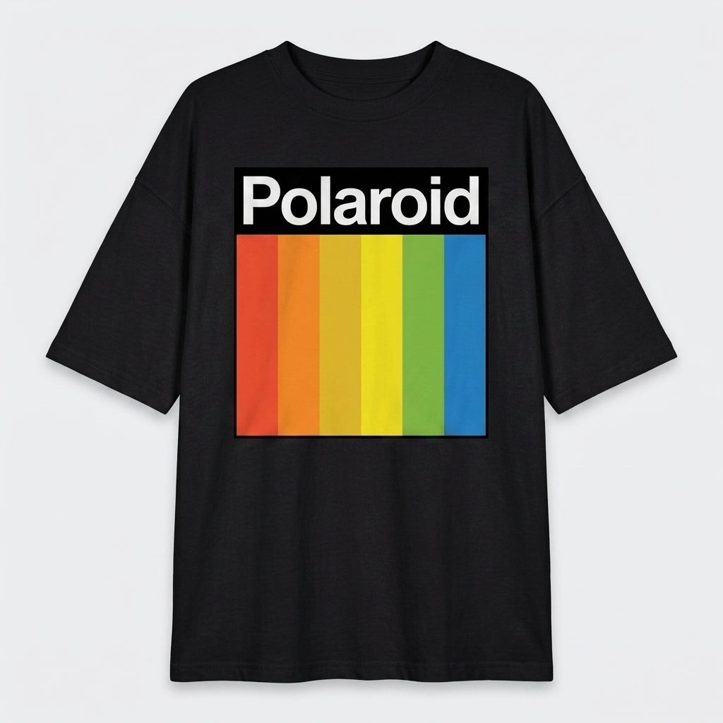 Polaroid Oversize Tişört