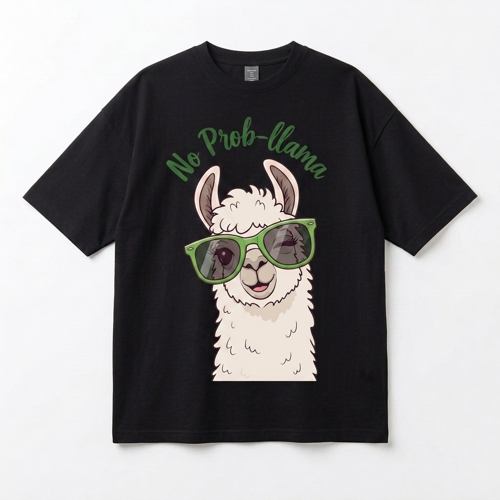 No Probllama Oversize Tişört