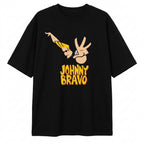 Johnny Bravo Oversize Tişört