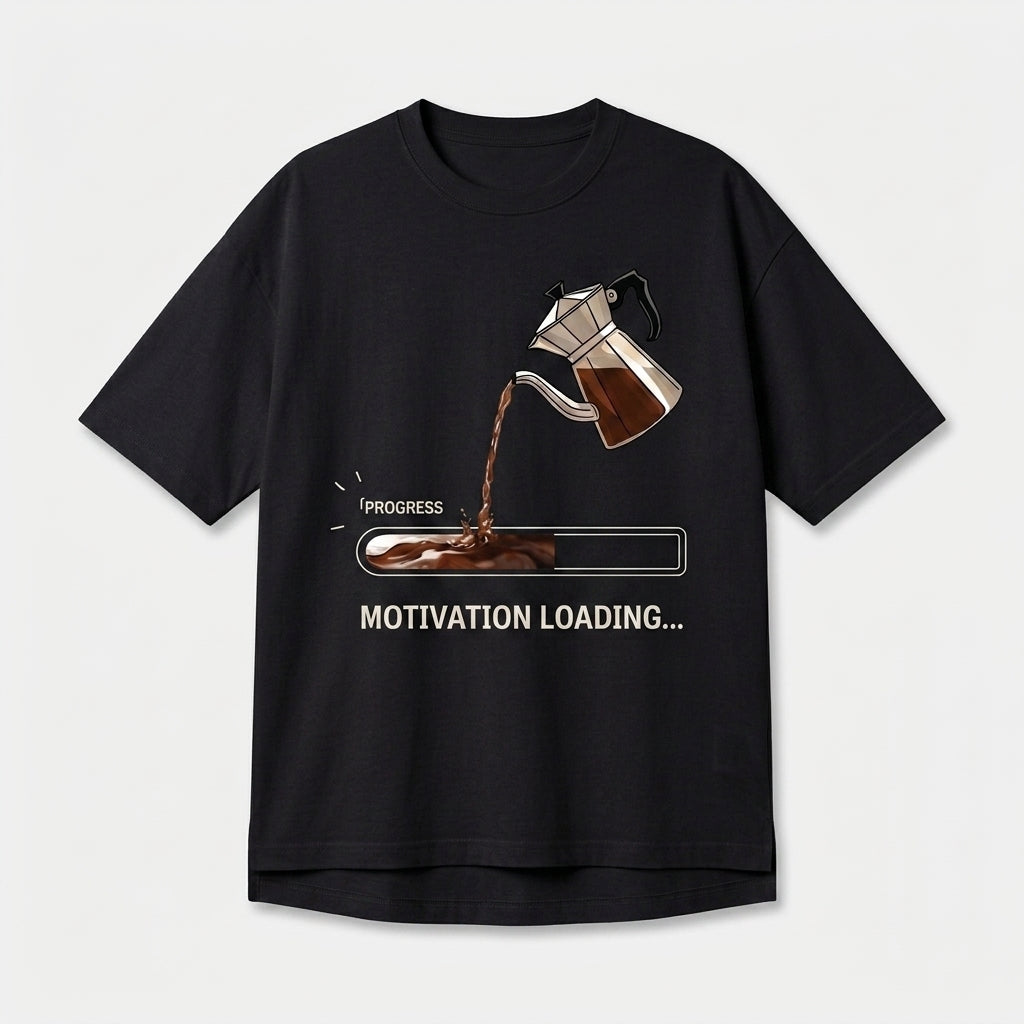 Motivation Loading Oversize Tişört