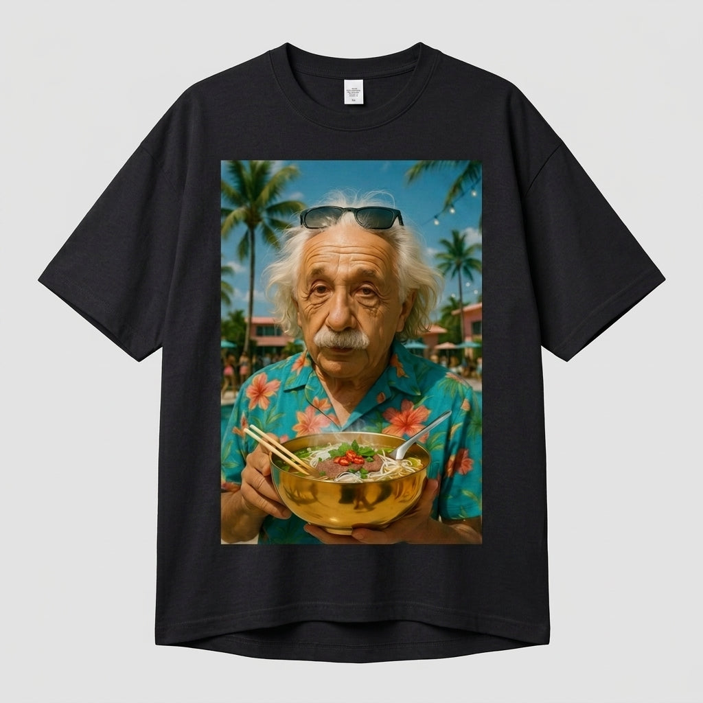 Einstein Oversize Tişört