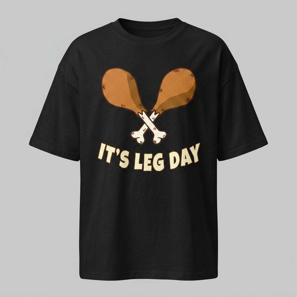 Leg Day Oversize Tişört