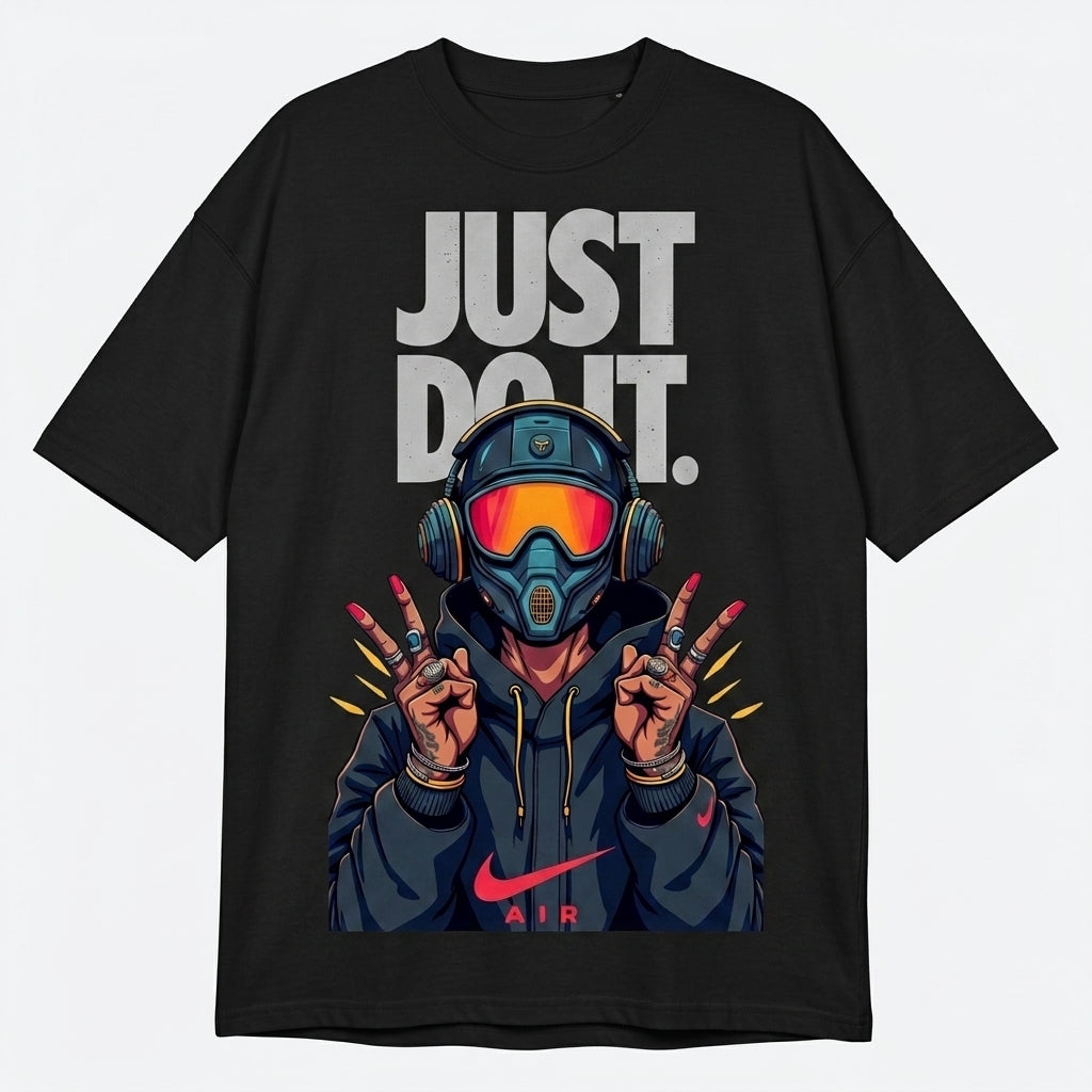 Just Do It Oversize Tişört