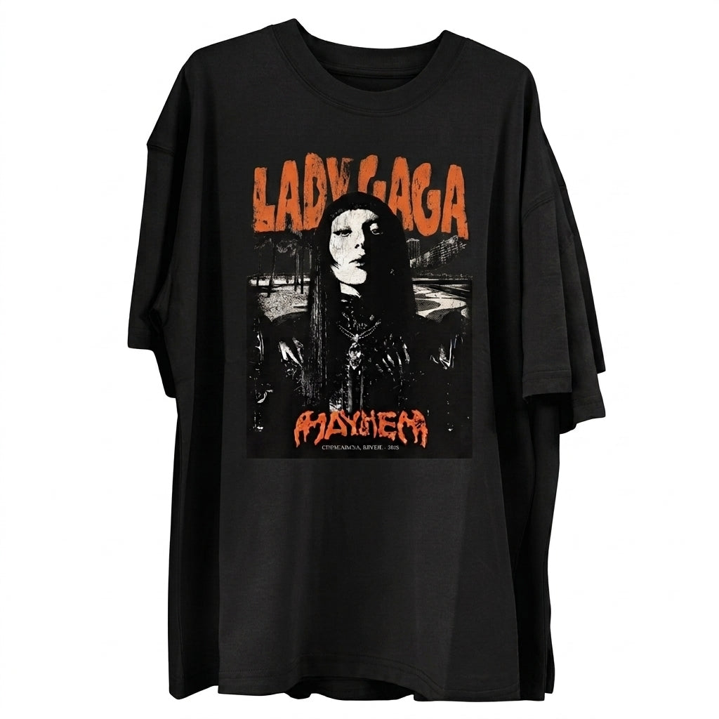 Lady Gaga Oversize Tişört
