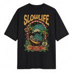 Slow Life Oversize Tişört