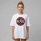 AC DC Oversize Tişört