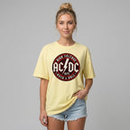 AC DC Oversize Tişört