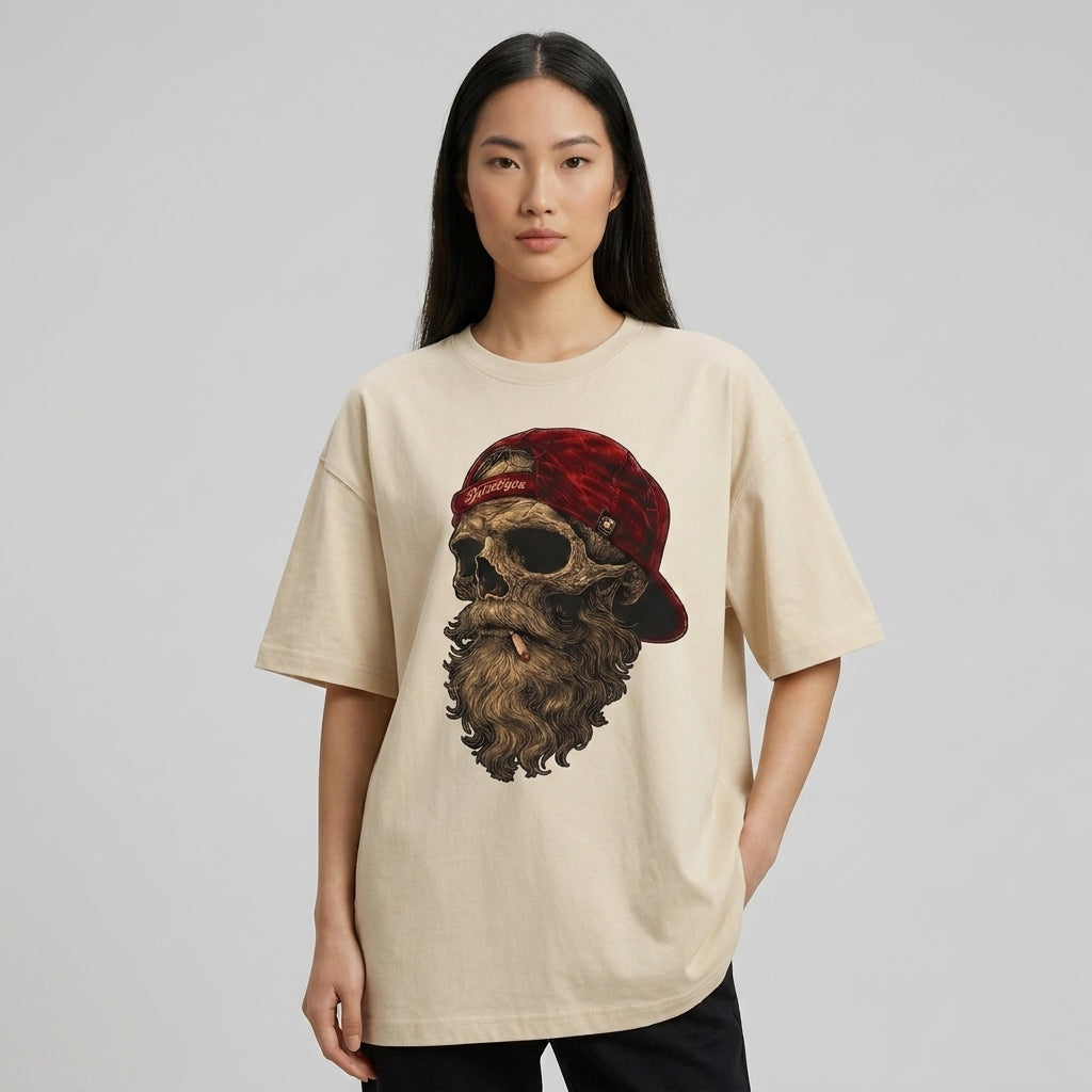 Skull Oversize Tişört