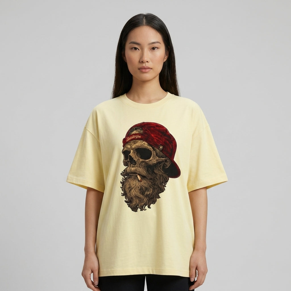 Skull Oversize Tişört