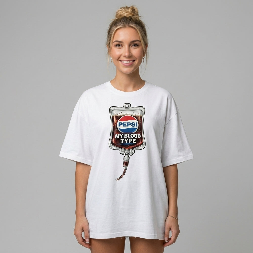 Pepsi Blood Oversize Tişört