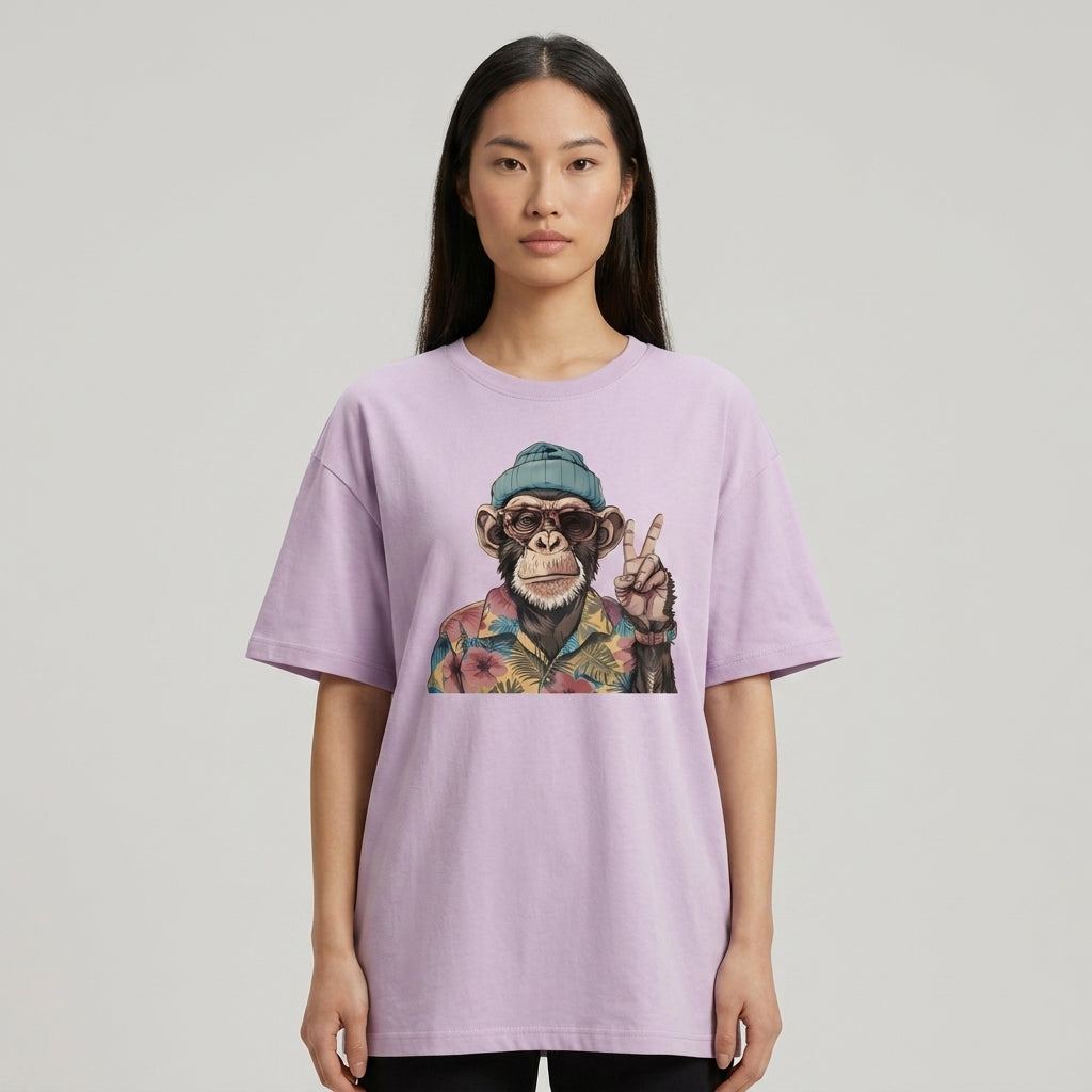 Free Monkey Oversize Tişört