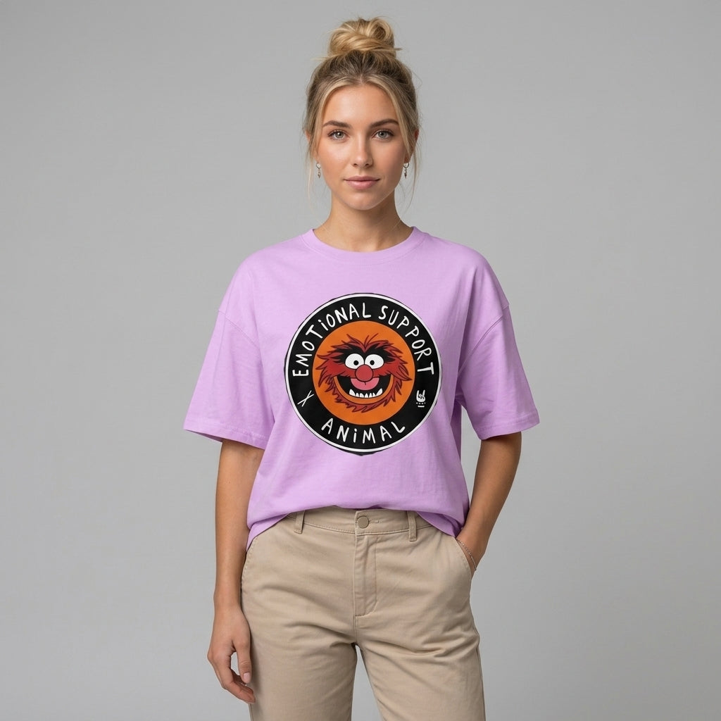 Emotional Support Oversize Tişört