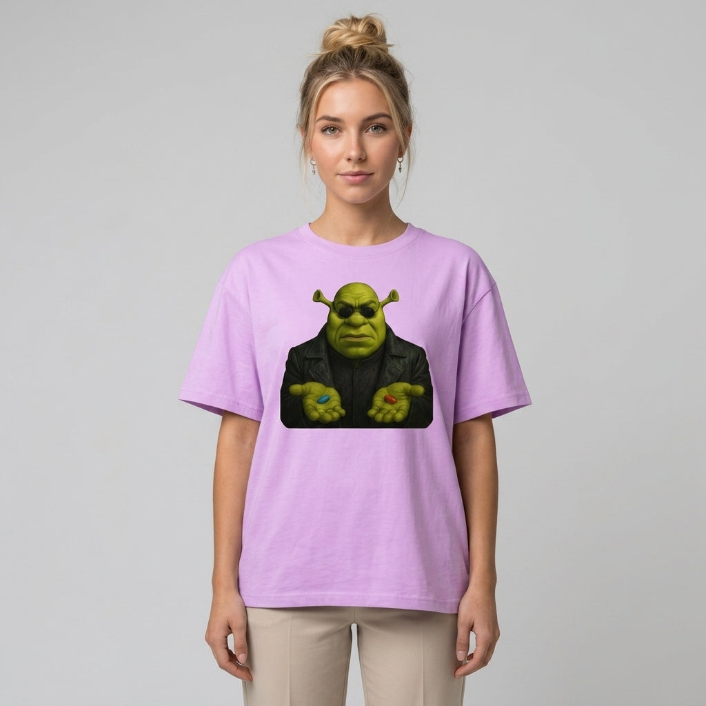Shrek Matrix Oversize Tişört