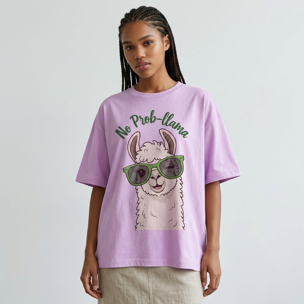 No Probllama Oversize Tişört