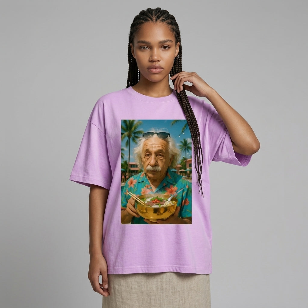 Einstein Oversize Tişört