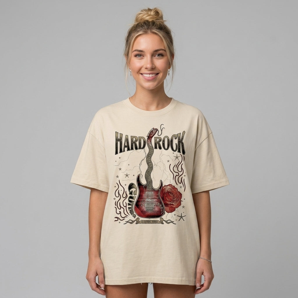 Hard Rock Oversize Tişört