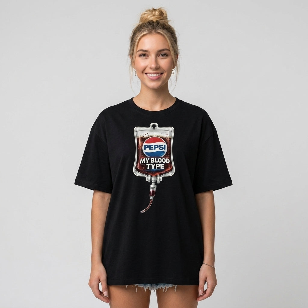 Pepsi Blood Oversize Tişört