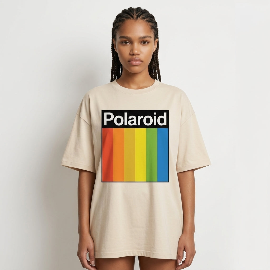 Polaroid Oversize Tişört