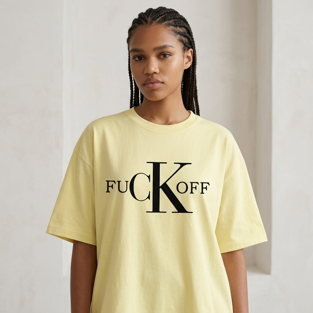 F Off Oversize Tişört
