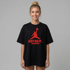 Just Do It Tomorrow Oversize Tişört