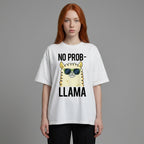 No Prob-llama Oversize Tişört