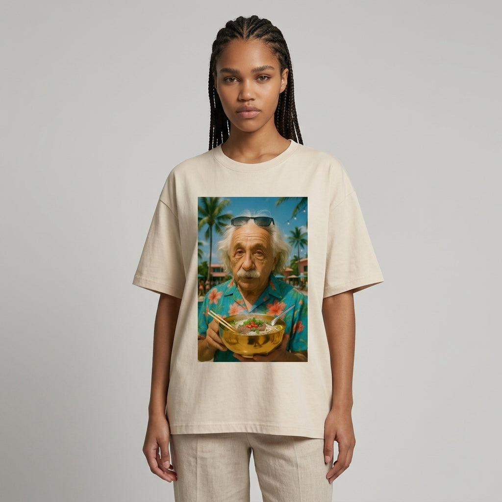 Einstein Oversize Tişört