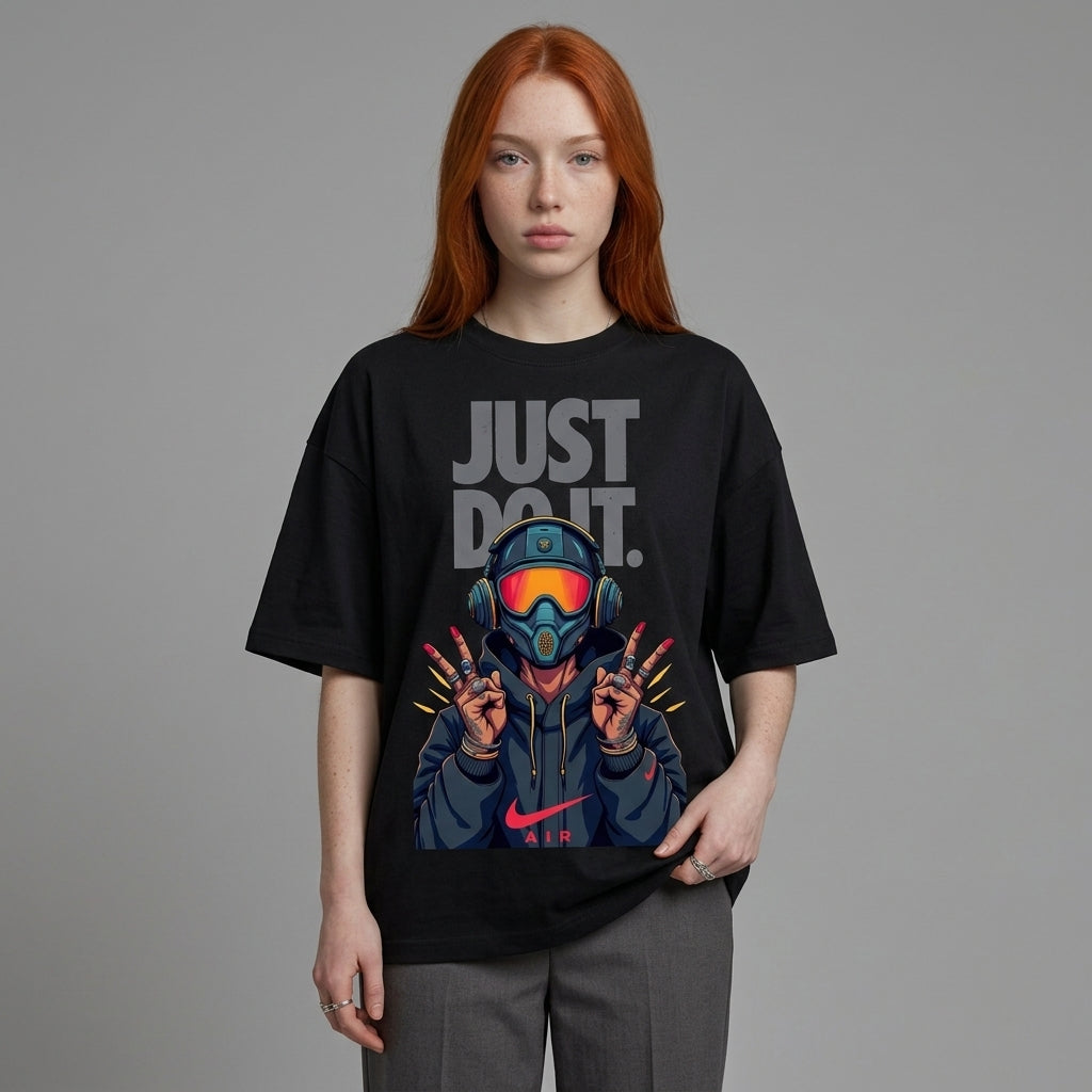 Just Do It Oversize Tişört