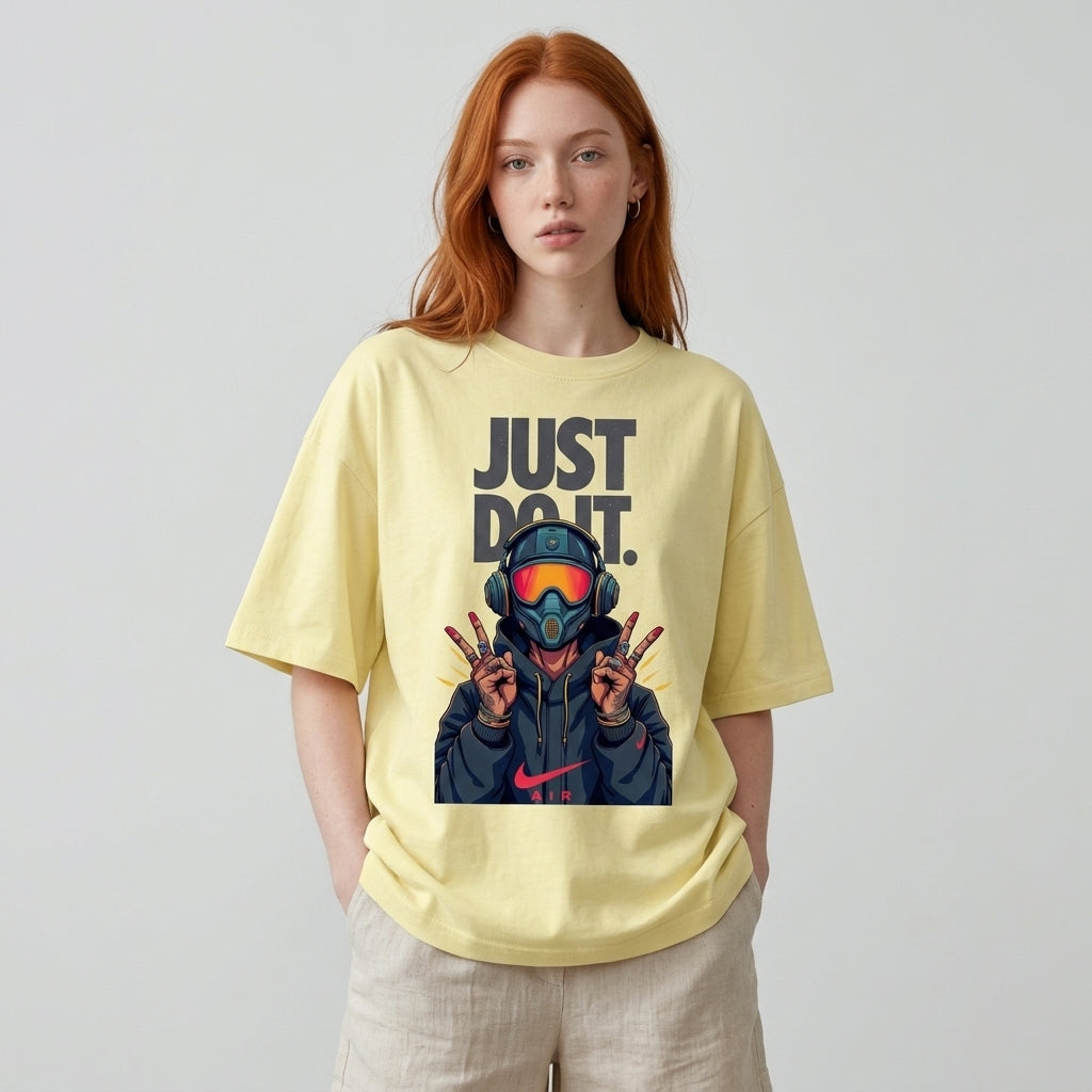 Just Do It Oversize Tişört