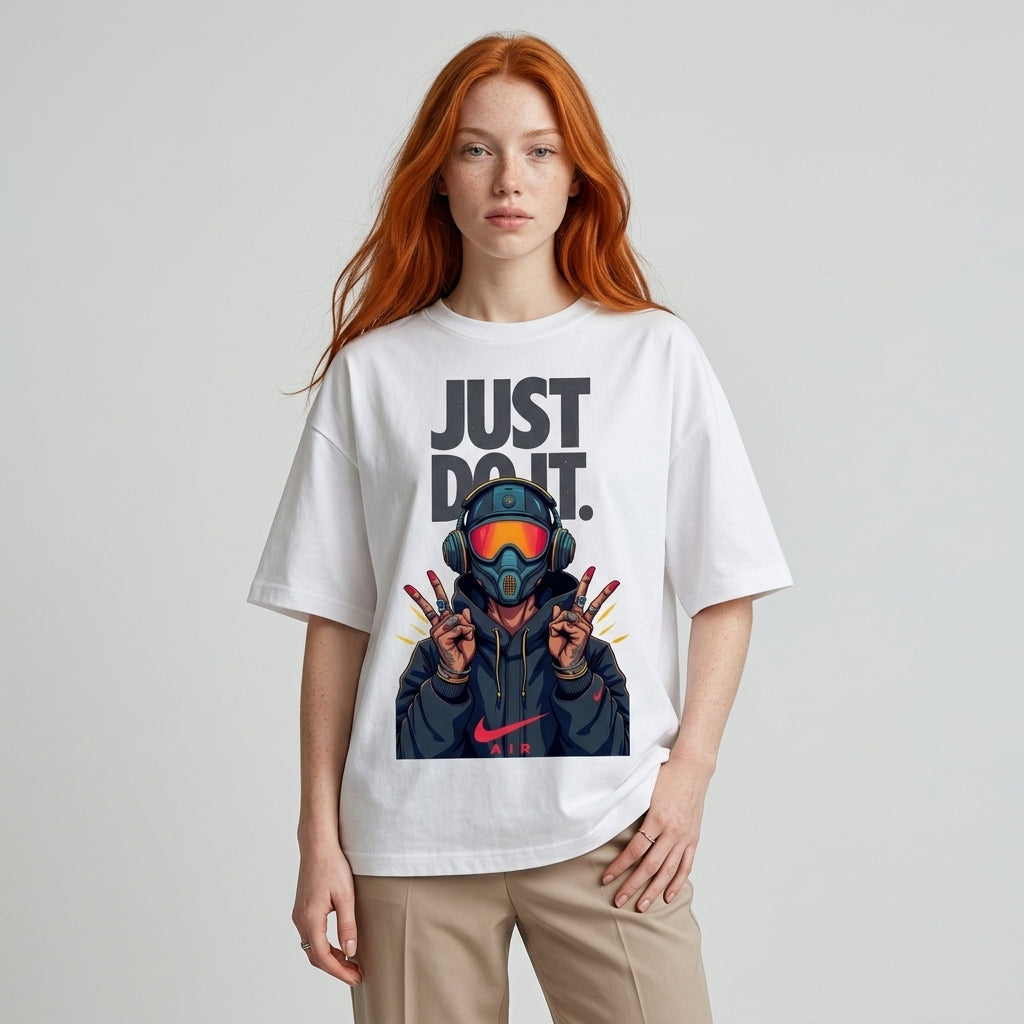 Just Do It Oversize Tişört