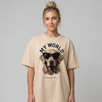 Dog World Oversize Tişört