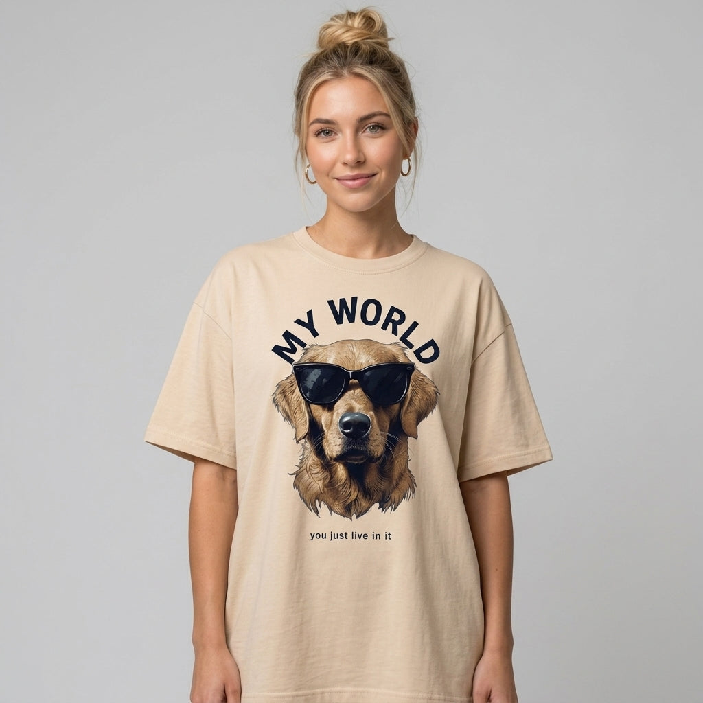 Dog World Oversize Tişört