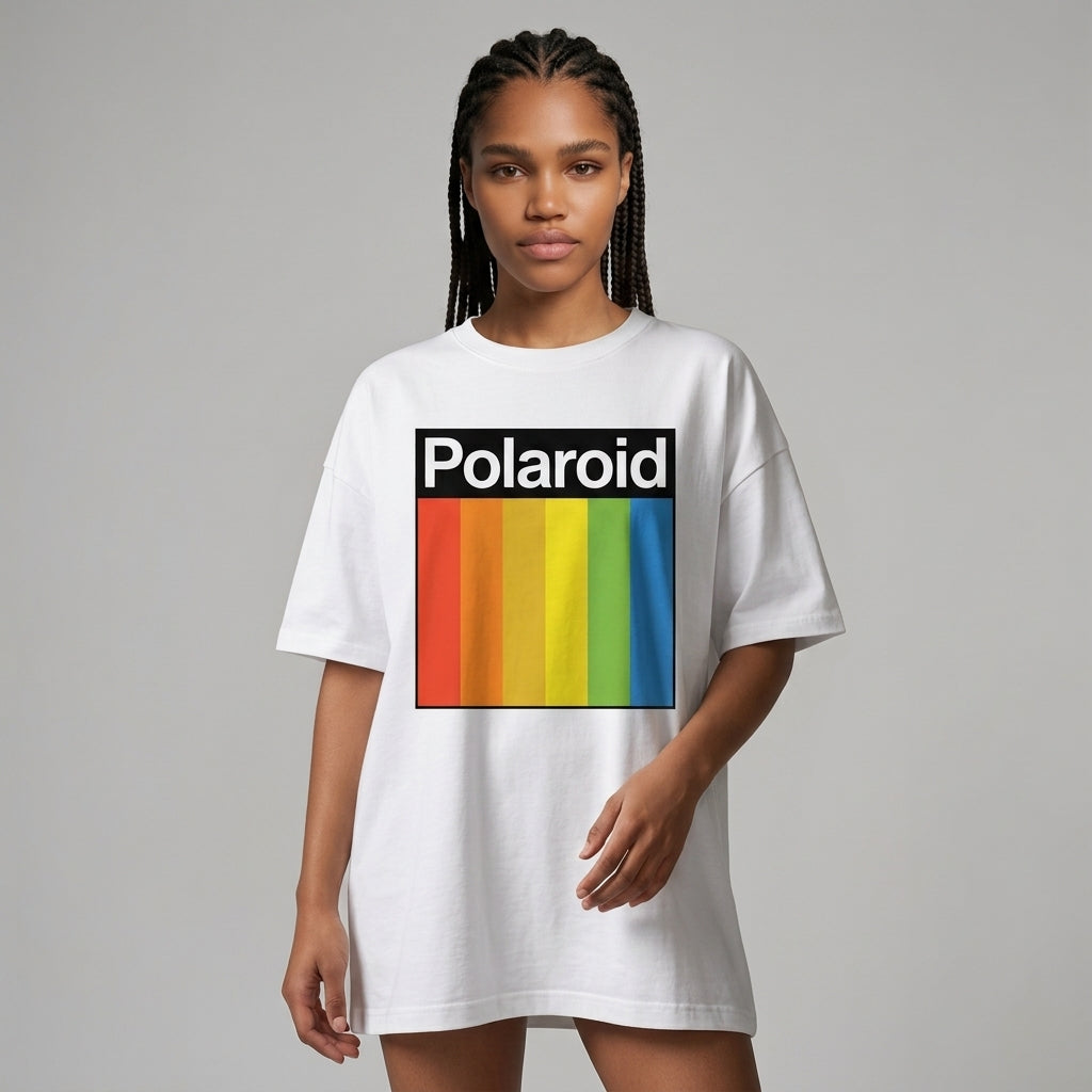 Polaroid Oversize Tişört