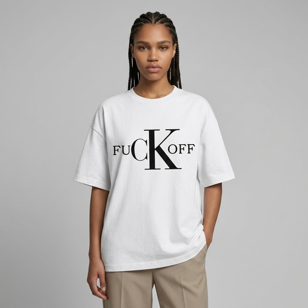 F Off Oversize Tişört