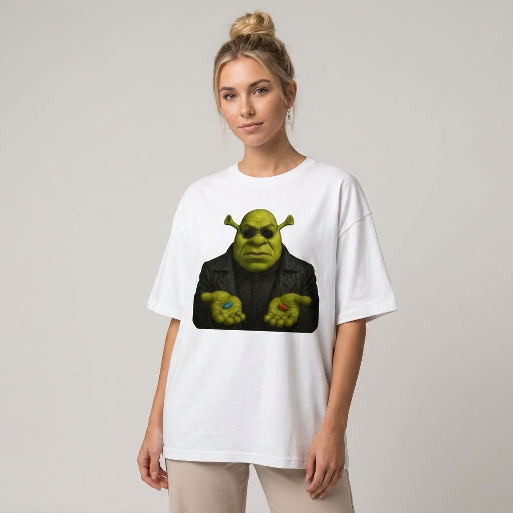 Shrek Matrix Oversize Tişört