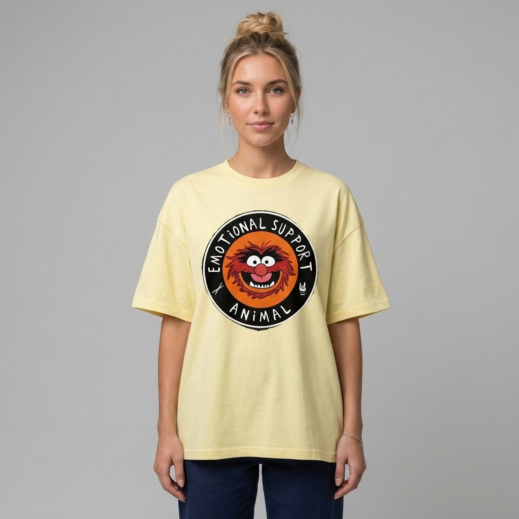 Emotional Support Oversize Tişört