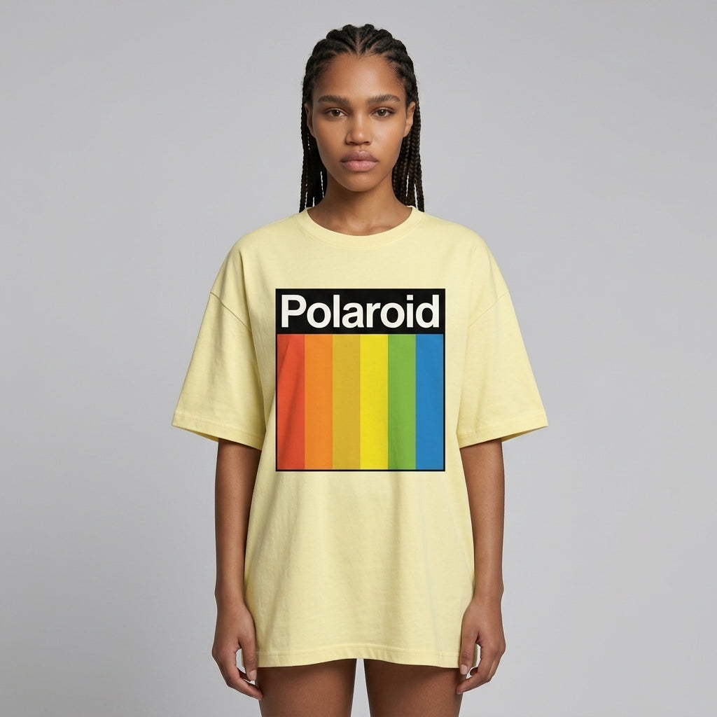 Polaroid Oversize Tişört