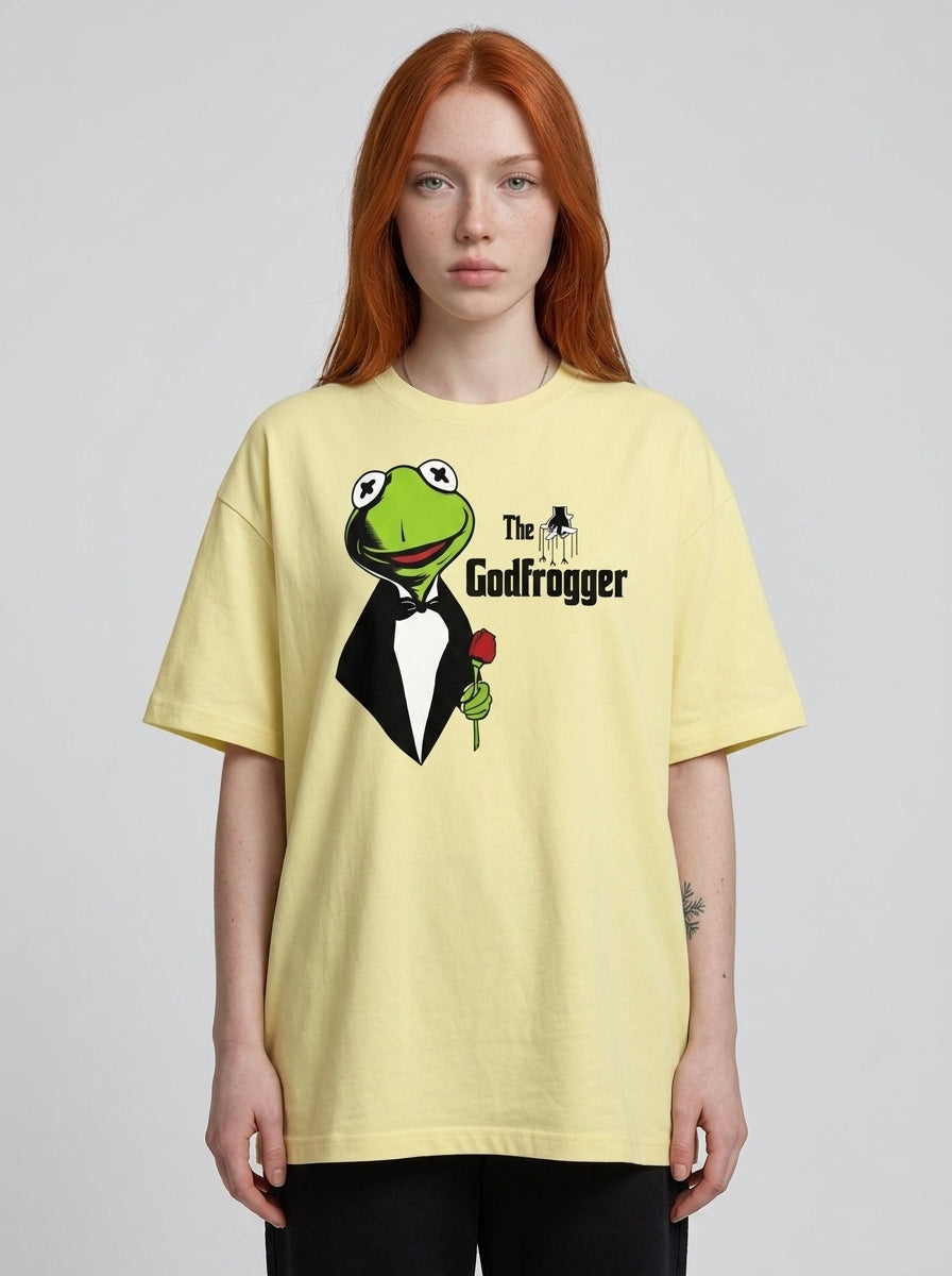 The Godfrogger Oversize Tişört