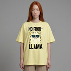 No Prob-llama Oversize Tişört