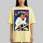 Camel Oversize Tişört