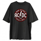 AC DC Oversize Tişört